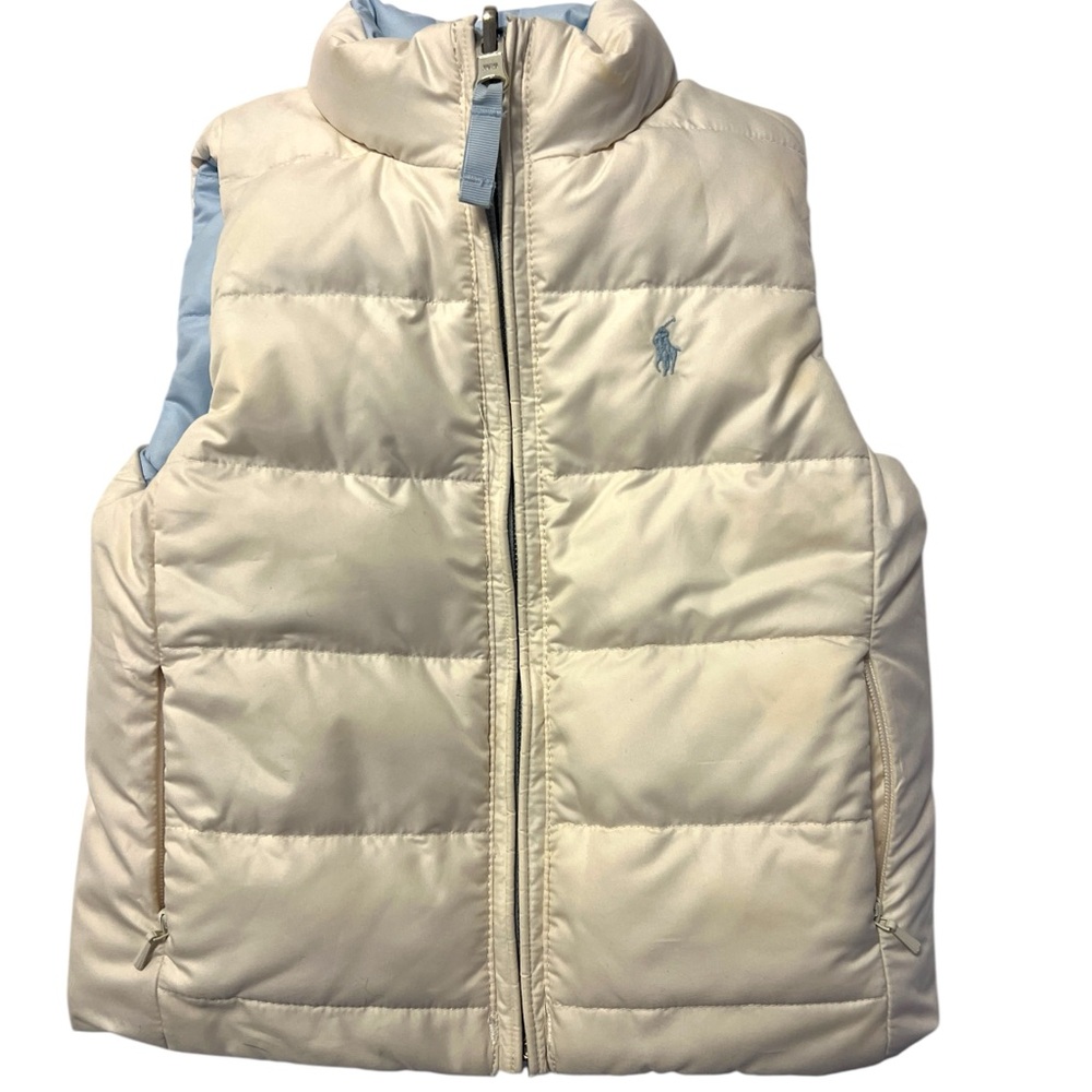 Polo Ralph Lauren 12 month toddler goose down reversible down vest